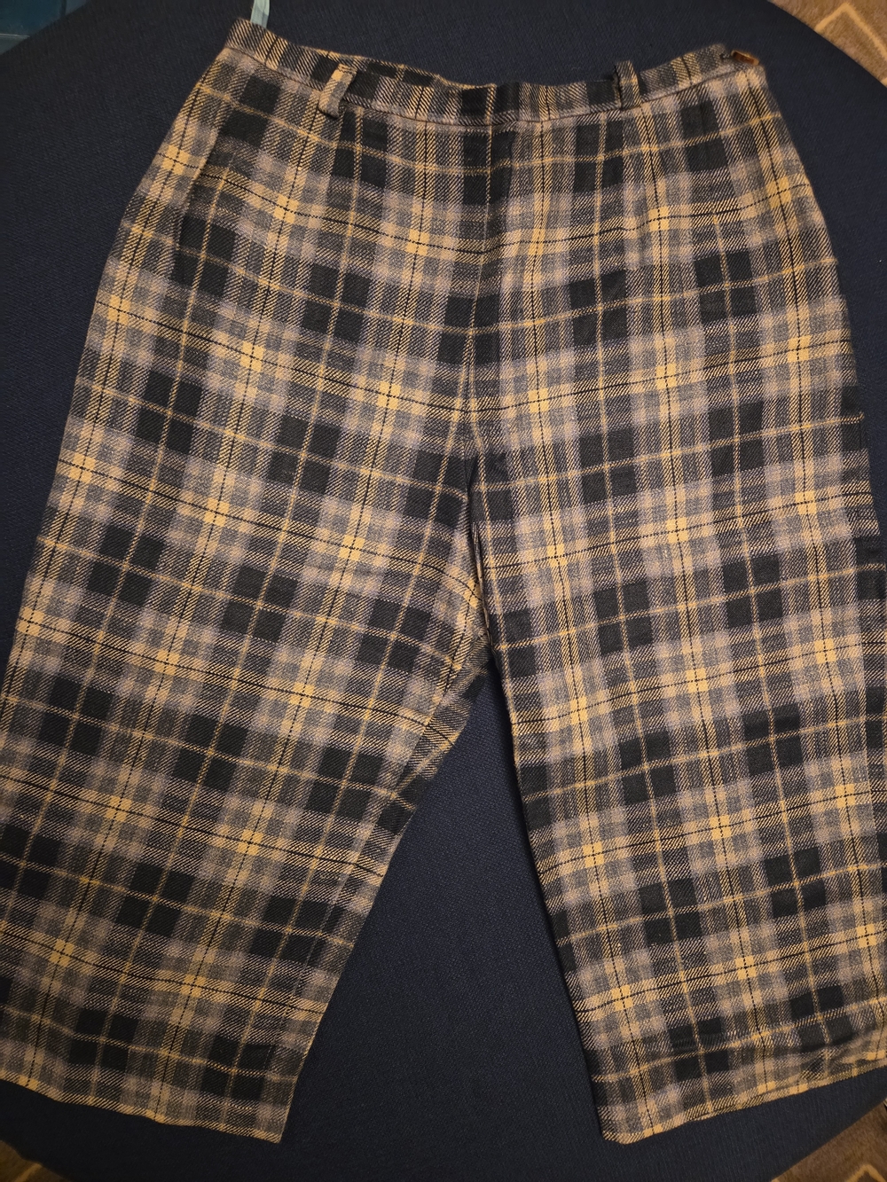 Vintage Eric Bergère Paris Plaid Bermuda Shorts | Size US 4
